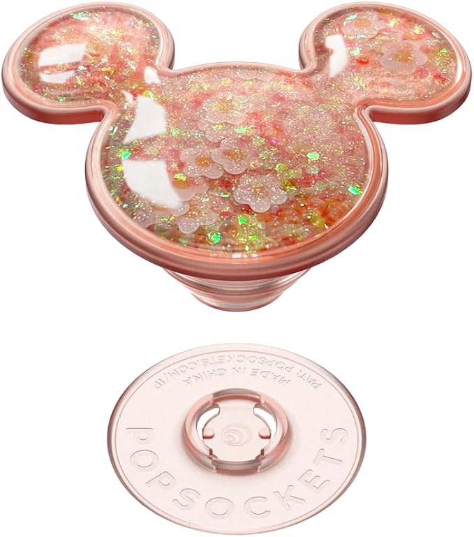 PopSockets Adhesive Phone Grip, Holder- Daisy Charm | Secure Comfortable Hold, Anti-Drop, Kickstand, Disney, Mickey Mouse, Minnie, Tidepool, Liquid, Glitter