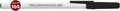 DISCOUNT PROMOS Custom Value Stick Pens Set of 100, Personalized Bulk Pack - Black Ink, Great for Office, School, Business, Tradeshows, Events - Black