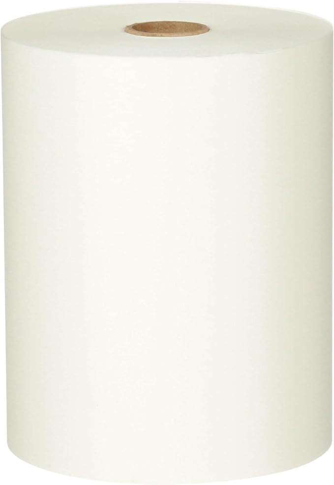 3M White Masking Paper 06537, Heat Resistant, Flexible, 6 in x 750 ft | Lint Free