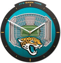 YouTheFan NFL Jacksonville Jaguars StadiumView 3D Wall Clock