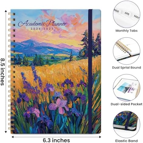 ZOTIA Planner 2026-2027 Jul 2026-Jun 2027 Academic Monthly & Weekly Planner