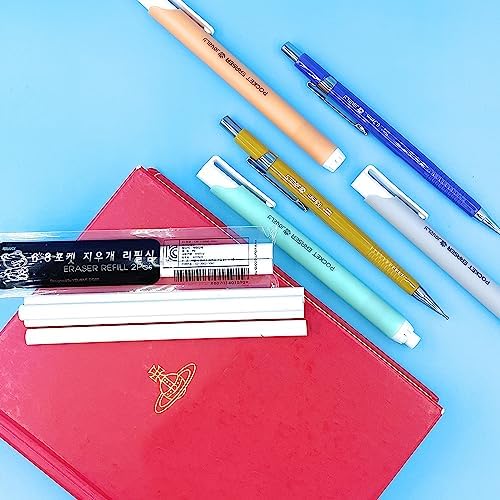 0.9mm Mechanical Pencils, HB #2, Yellow, 12 Count, Made in Korea