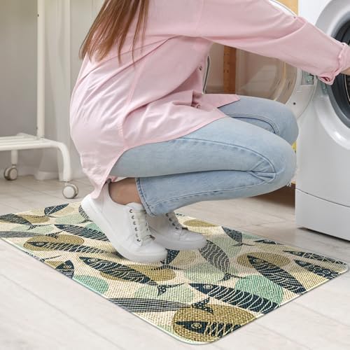 Kitchen Rugs and Mats,Washable Non-Slip Floor Mats Door Mat