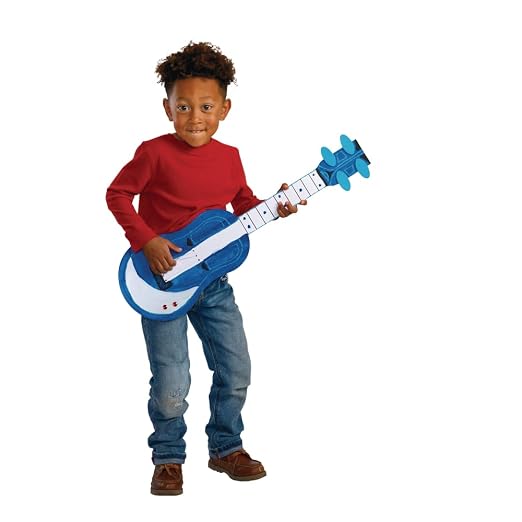 Colorations Sturdy Cardboard Guitars, Decorate Your Own, Set of 12 | Ages 3+, PreK+, 3 Strings to Strum, Kids' Craft for Individual Decorating and Personalizing