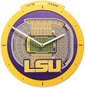 YouTheFan NCAA LSU Tigers StadiumView 3D Wall Clock