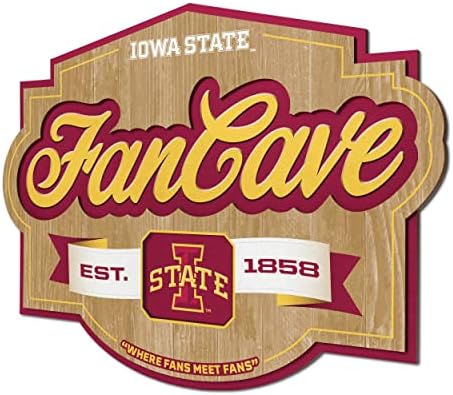 YouTheFan NCAA Officially-licensed FanCave 3D wall art - ready-to-hang, 3D multi-layered construction - floating wall mount design - Perfect fan gift