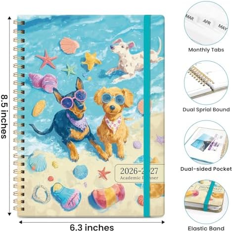 ZOTIA Planner 2026-2027 Jul 2026-Jun 2027 Academic Monthly & Weekly Planner