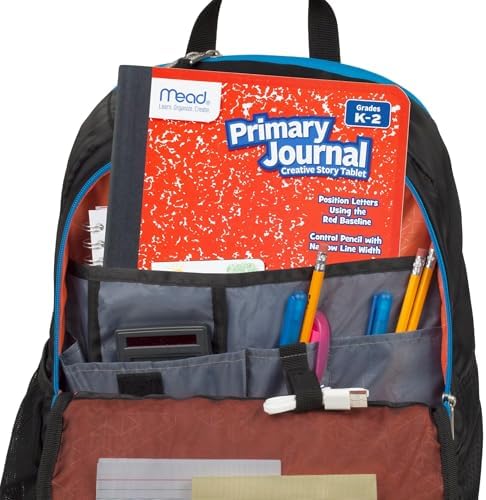 Mead Primary Journal Creative Story Tablet Composition Notebook, 7.5" x 9.75", Grades K-2, 100 Sheets, Red (489903-ECM)