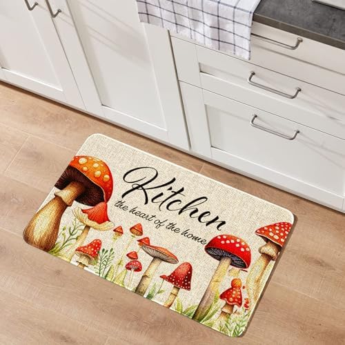 Kitchen Rugs and Mats,Washable Non-Slip Floor Mats Door Mat