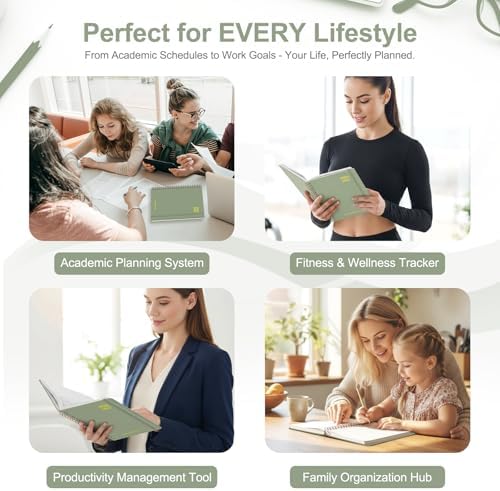 Planner 2026-2027, Weekly and Monthly Academic Planner, July 2026 - June 2027, Hardcover Calendar Agenda Book for School Year Planning, School Supplies for Teacher and Student, Letter Size(8.5'' x 11'')