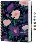 Planner 2026-2027, Jul 2026-Jun 2027 Academic Monthly & Weekly Planner | 6.3" x 8.5" Hardcover Pretty Calendar Planner for Women, Spiral Organizer for School Office Home Supplies, Plum Reverie