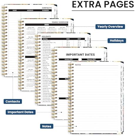 ZOTIA Planner 2026-2027 Weekly & Monthly Calendar Planner Jul 2026-Jun 2027