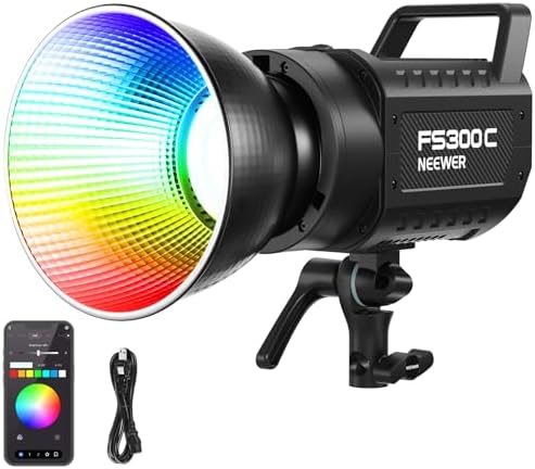 NEEWER FS300C 300W RGB LED Video Light with App/2.4G Control