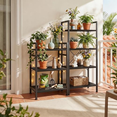 3 Tier Bookshelf, Free Standing Bookcase with Open Storage Shelves