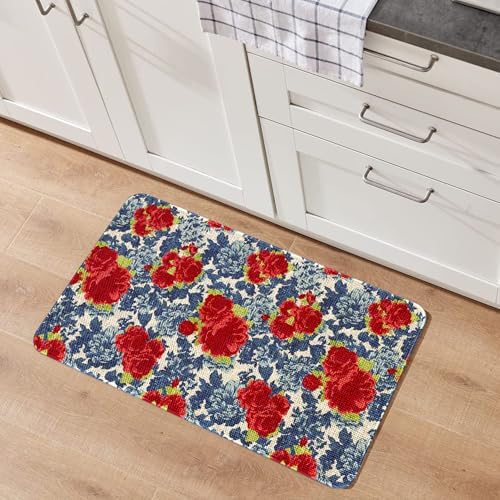 Kitchen Rugs and Mats,Washable Non-Slip Floor Mats Door Mat