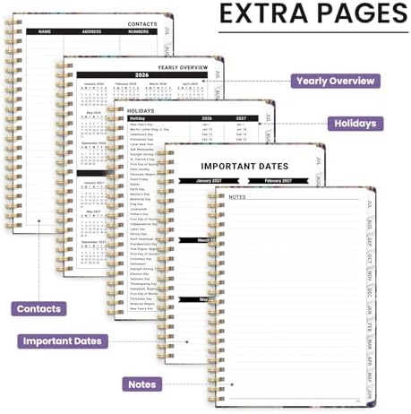 ZOTIA Planner 2026-2027 Weekly & Monthly Calendar Planner Jul 2026-Jun 2027