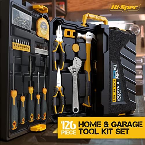 Hi-Spec Home Garage Mechanics DIY Tool Kit Handyman Auto Car with Toolbox