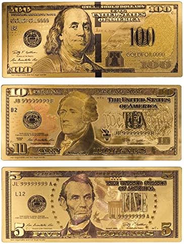 Raymond Geddes Golden Loot Bookmarks (Pack of 48) - Pretend Play Money