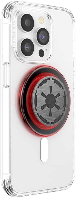 PopSockets Phone Grip for MagSafe, Magnetic Holder- Long Live Empire | Removable, For Kindle / Android / iPhone, With Magnet, Star Wars, Grogu, Men, Boys