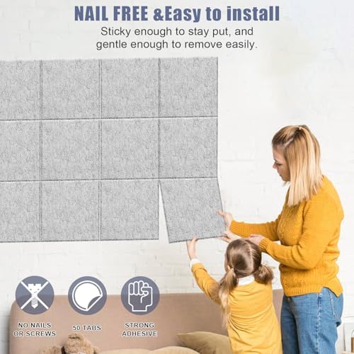 36" x 24" Felt Bulletin Board & Cork Board Alternative, Silver Gray