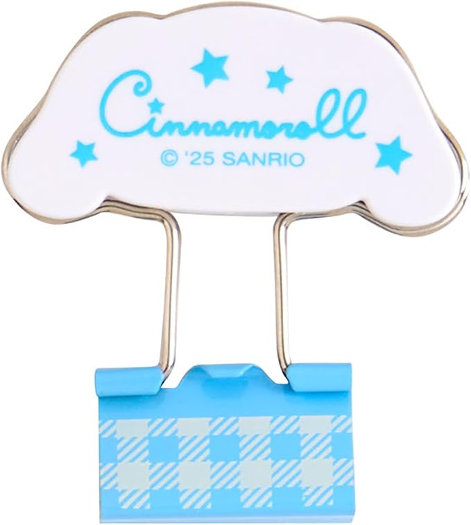 Sanrio 615421 Double Clips, Set of 3, Cinnamon Roll, ABS, Steel