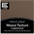 Maple Syrup—12x12 Textured Cardstock | 80lb Textured Brown Scrapbook Paper | Premium Cardstock for Cricut Cutting | 25 Sheets