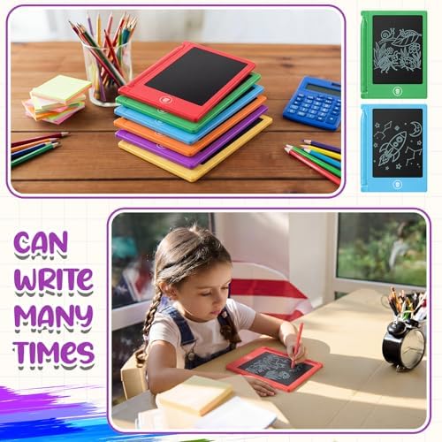 Zhehao 32 Pcs LCD Writing Tablet for Kid Mini Doodle Board,Colorful