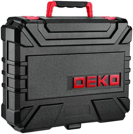 DEKOPRO Drill Set: 8V Cordless Drill, Home Tool Kit with 126 Piece Set