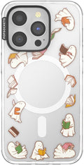 PopSockets iPhone 14 Pro Phone Case with MagSafe- Hot Girls Read Pink | Magnetic, Wireless Charging, Camera & Drop Protection, Witchy, Halloween, Horror