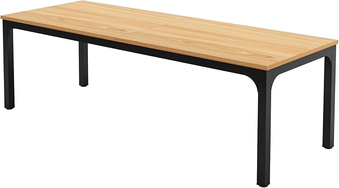 LITTLE TREE 78.7 Inches Extra Long Two Person Office Desk,Double Workstation for Home Office