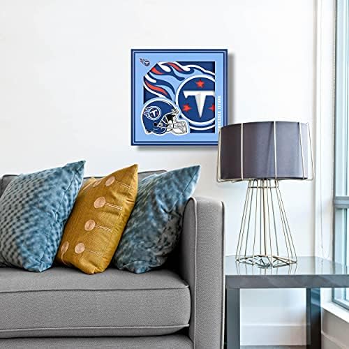 YouTheFan NFL Tennessee Titans 3D Logo Series Wall Art