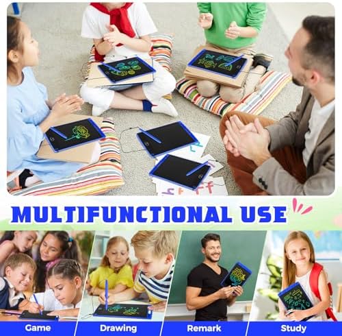 Zhehao 32 Pcs LCD Writing Tablet for Kids 8.5" Erasable Doodle Board