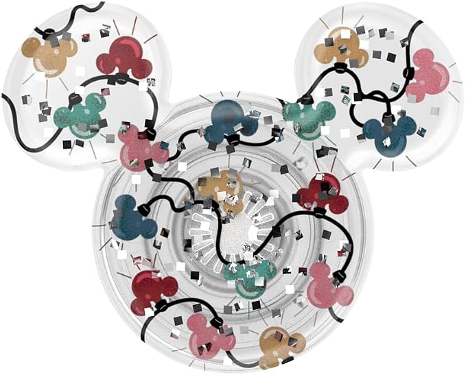 PopSockets Adhesive Phone Grip, Holder- Holiday Lights | Secure Comfortable Hold, Anti-Drop, Kickstand, Disney, Mickey Mouse, Minnie, Christmas