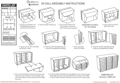 Classroom Keepers Mailbox, 30-Slot