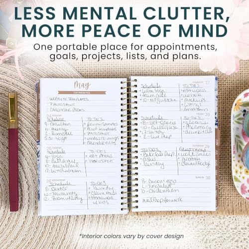 bloom daily planners 2027 Pocket Planner (January 2027 - December 2027) - 4” x 6” MINI Weekly Monthly Agenda Organizer & Calendar Year Book - Green Eucalyptus