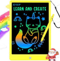 BUKEBU LCD Writing Tablet,12.5 inch Colorful Doodle Board for Kids (Yellow)