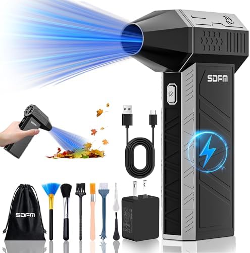 SDFM Compressed Air Duster - 3-Gear Adjustable Rechargeable Air Duster