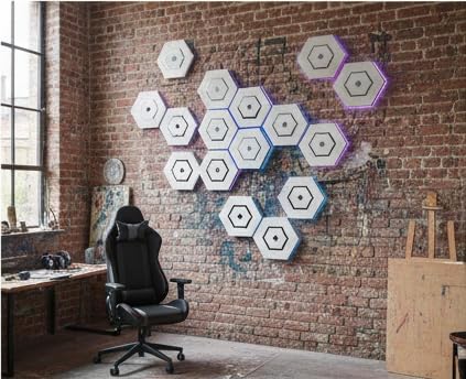 Decorative Wall Acoustic Panel. 12 x 10 x 0.4 inches with an artisan mirror design or floral design (Mirror-Design)