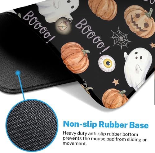 Britimes Large Mouse Pad, Mouse Pad, 31.5 x 15.7 Inch, Halloween Ghosts