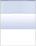 Compuchecks Check on Top Blank Check Paper - 250 Pack, Quick-Books & Laser Printer Compatible - Security Business Checks with Voucher - 8.5" x 11" Blue Diamond