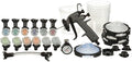 3M Performance Industrial Spray Gun Starter Kit, 26878, Whip Hose | Incl. PPS Series 2.0 Paint Spray Cup System; 12 Repl. Nozzles in for Pressure and Gravity Painting; Air Control, Whip Hose