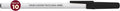 DISCOUNT PROMOS Custom Value Stick Pens Set of 10, Personalized Bulk Pack - Black Ink, Great for Office, School, Business, Tradeshows, Events - Black