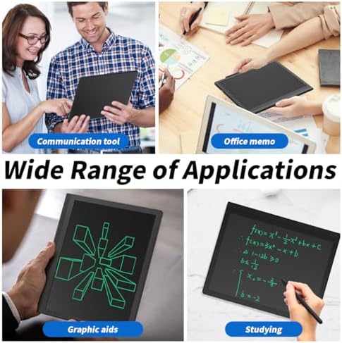 10" LCD Writing Tablet for Adults Business Leather Digital Notepad