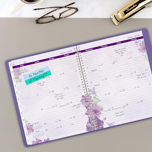 AT-A-GLANCE 2027 Planner, Weekly & Monthly, 13-Month Jan-Jan, 8.5" x 11", Beautiful Day (938P-905-27)