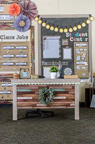 Teacher Created Resources Reclaimed Wood Better Than Paper Bulletin Board Roll (TCR77399)