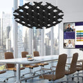 Acoustic Ceiling Panels Sound Absorbing Panels, Hexagon Black