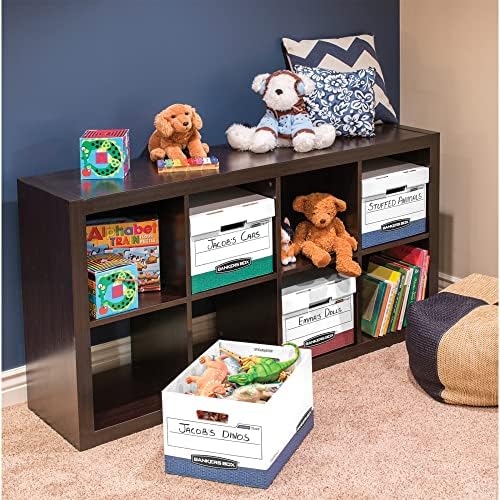 Bankers Box 12-Pack Heavy-Duty File Storage Boxes, Letter/Legal, FastFold