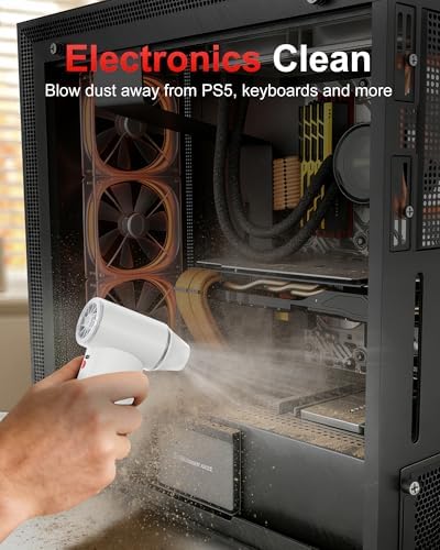 GOOLOO F3 Electric Air Duster, 150000RPM Super Power Duster for Cleaning