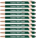 Personalized Pens Ballpoint with Stylus, Dark Green, 20 Pcs
