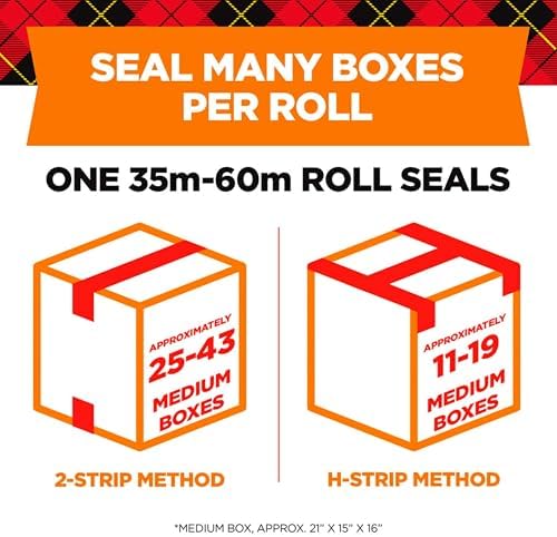 Scotch Long Lasting Storage Packing Tape, Clear, 1.88 in x 38.2 yd